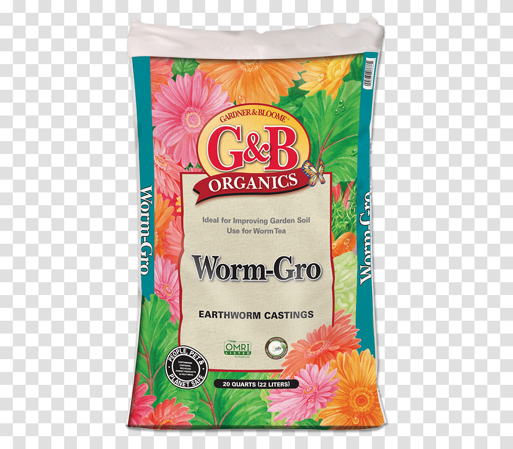 Worm Gro Gampb Organics Worm Gro, Plant, Food, Vase, Jar Transparent Png