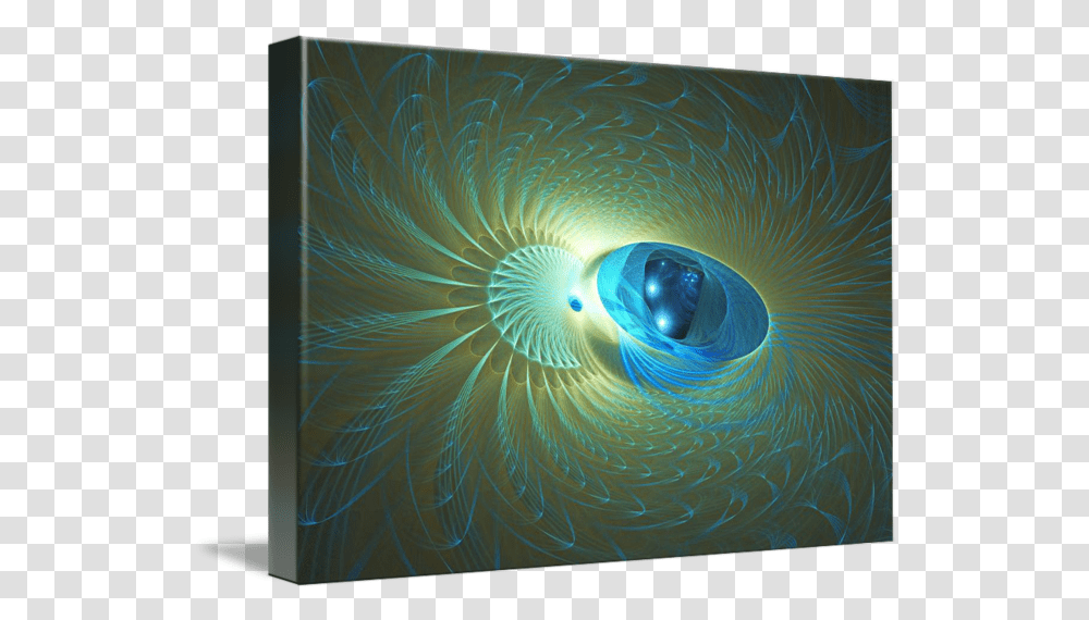 Wormhole Exit To Poseidon By Randall Klopping Space Illusions, Pattern, Ornament, Fractal, Bird Transparent Png