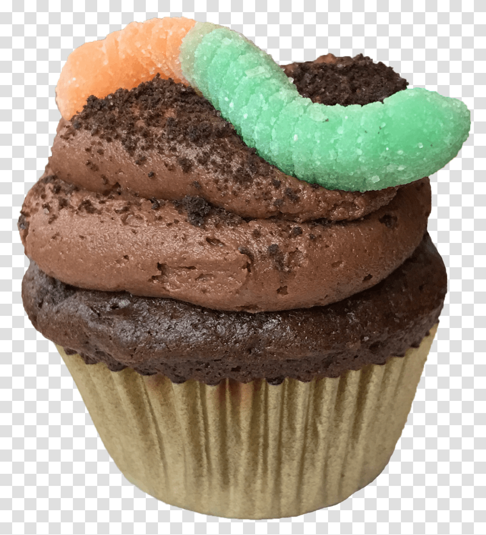 Worms Dirt Sammys Sweets Cupcake Transparent Png