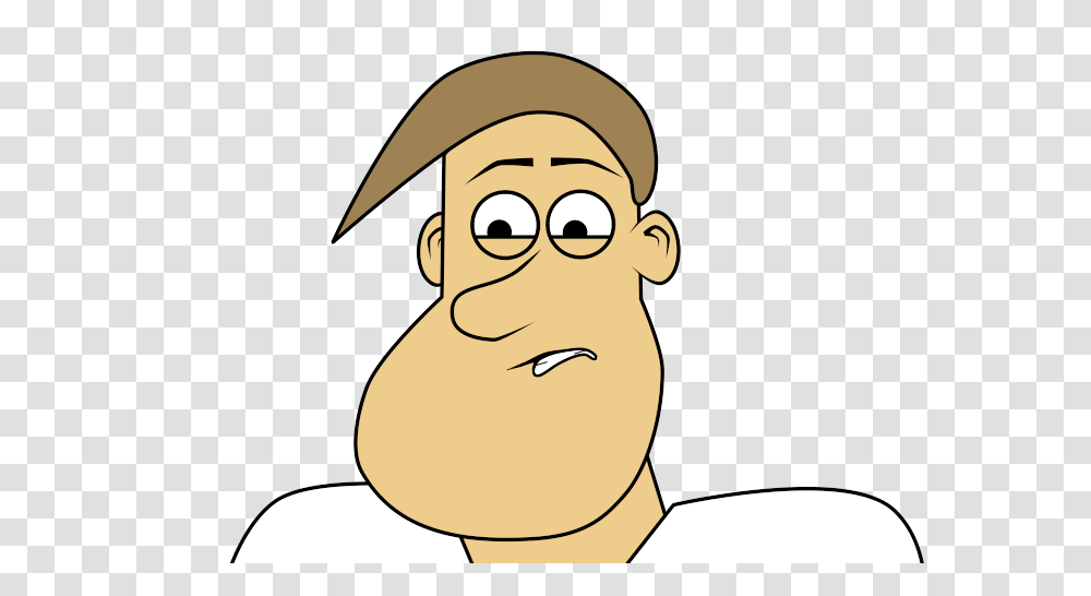 Worried Cartoon Group With Items, Face, Label, Drawing Transparent Png