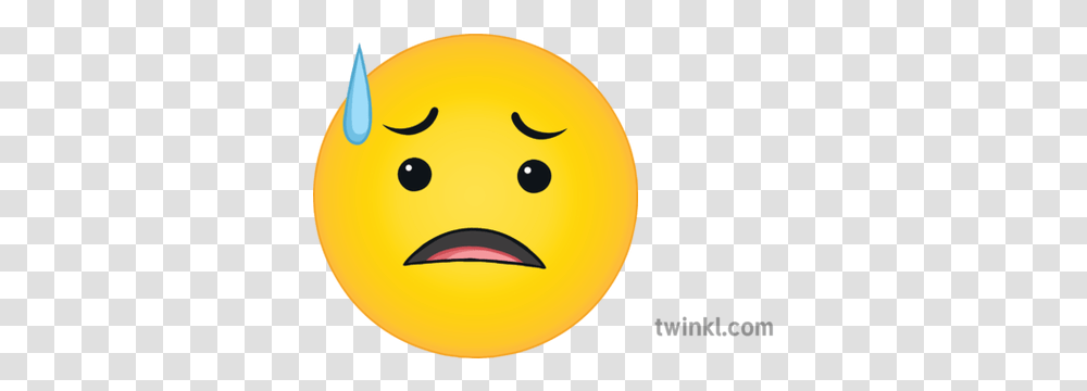 Worried Face 1 Illustration Twinkl Happy, Animal, Bird, Pac Man, Angry Birds Transparent Png