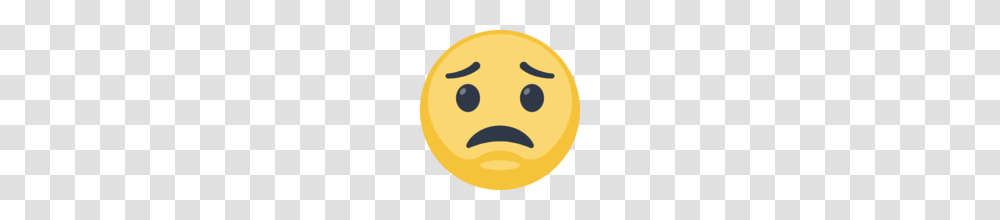Worried Face Emoji On Facebook, Logo, Trademark, Food Transparent Png