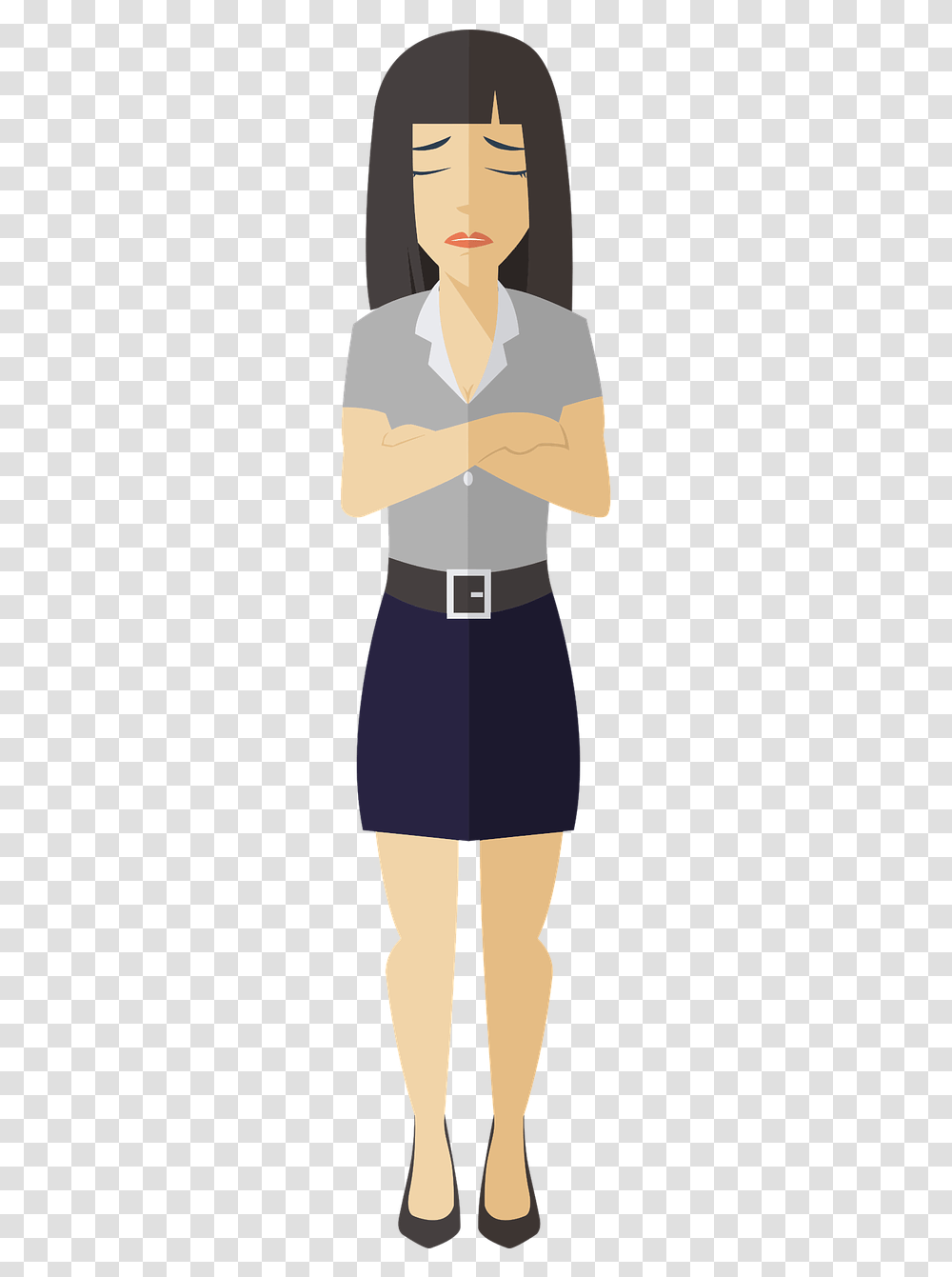 Worried Person, Hip, Dress, Evening Dress Transparent Png