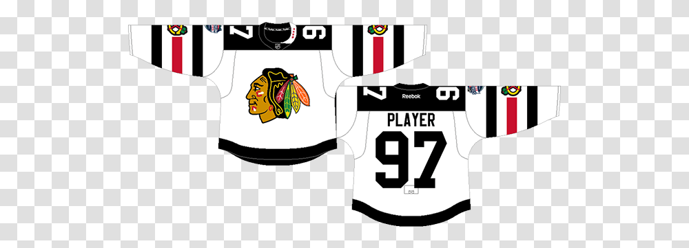Worst To First Jerseys Chicago Blackhawks Hockey By Design For American Football, Clothing, Text, Shirt, Helmet Transparent Png
