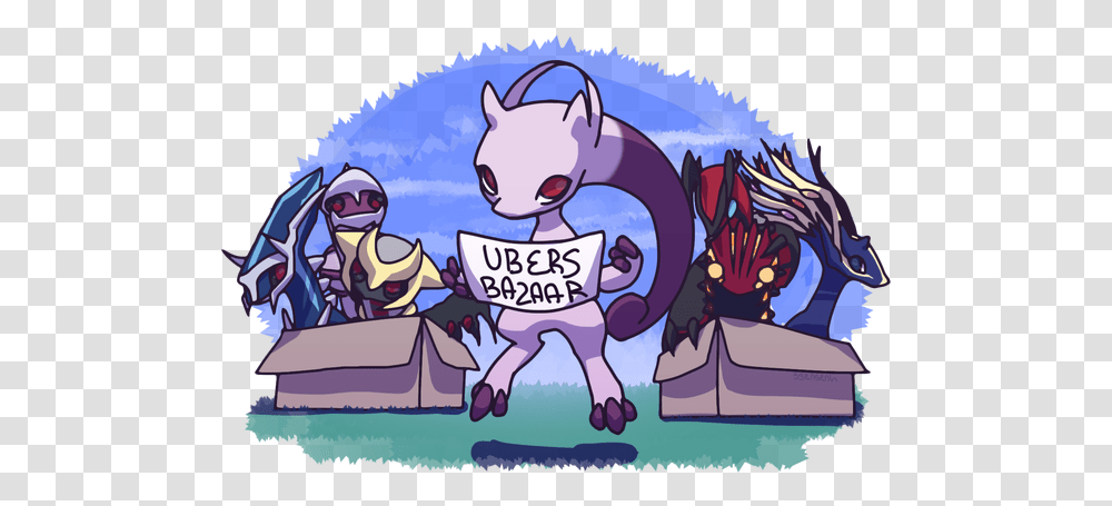 Would A Team Of Mega Mewtwo Y Primal Kyogre Dusk Mane Mega Pokemon Ubers, Outdoors, Crowd, Leisure Activities, Photography Transparent Png