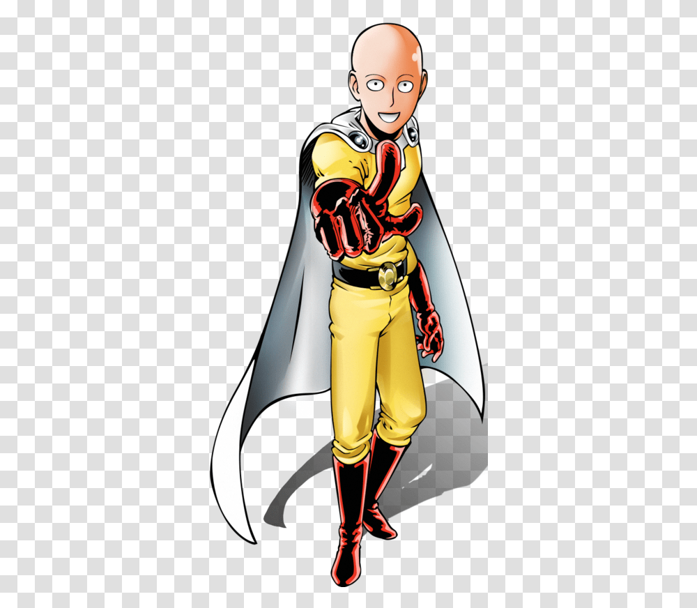 Would The One Punch Man Workout Work For You One Punch Man, Hand, Person, Costume Transparent Png