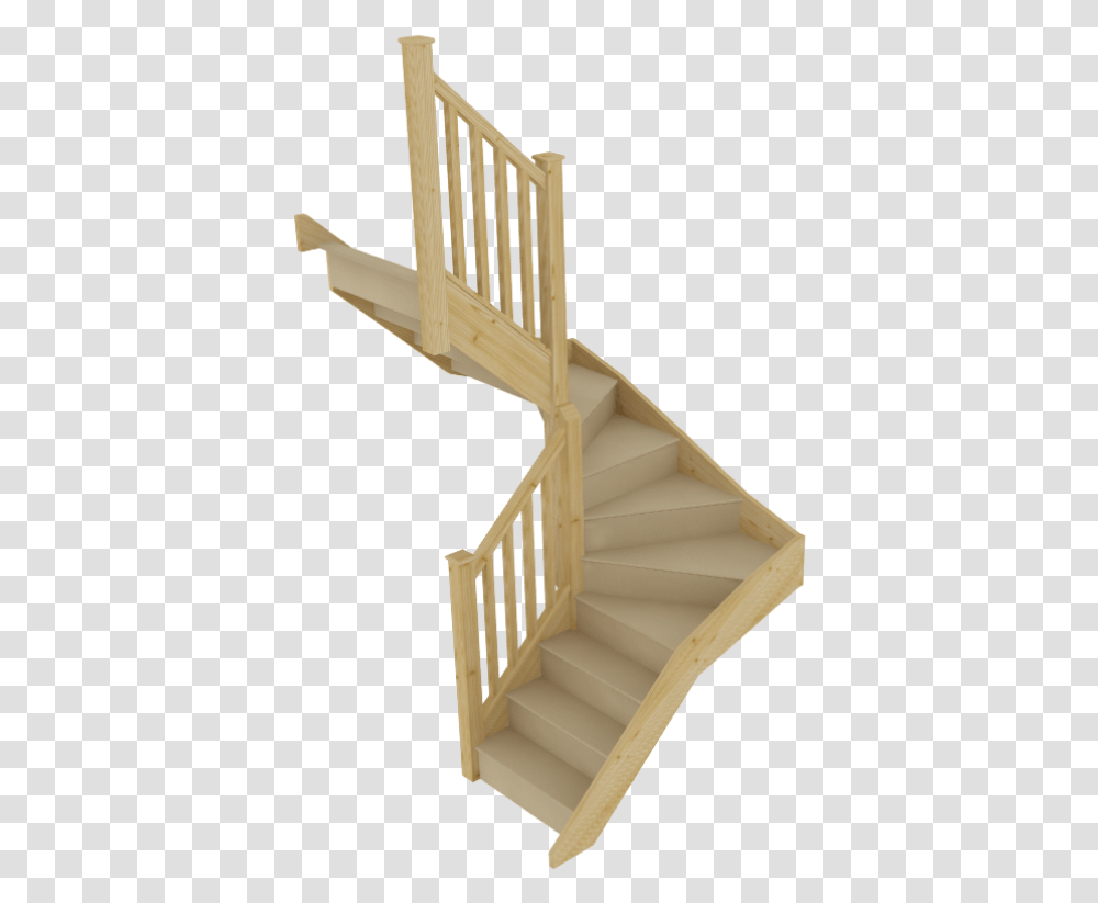 Would You Like A Winder Stairs Wooden Staircase, Handrail, Banister Transparent Png