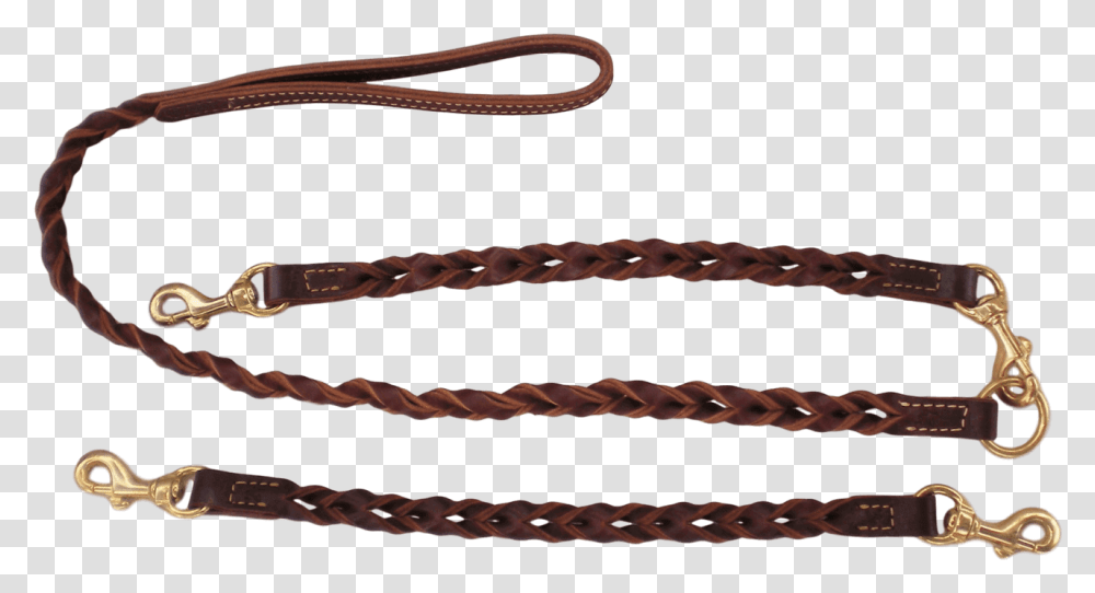 Woven Leather Two Dog Leash Coupler Chain, Rope, Purse, Handbag, Accessories Transparent Png