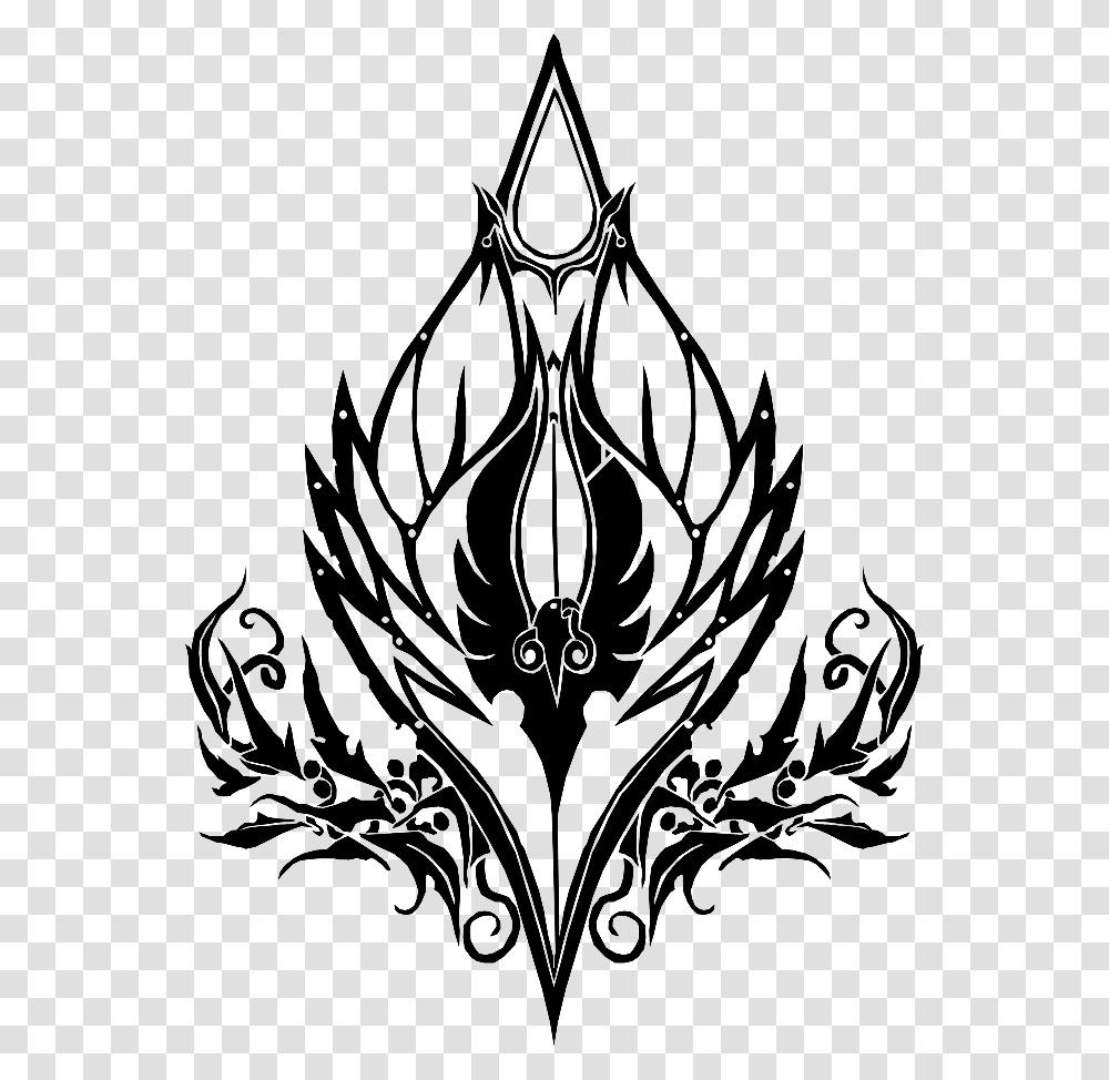Wow Blood Elf Logo, Emblem, Weapon, Weaponry Transparent Png