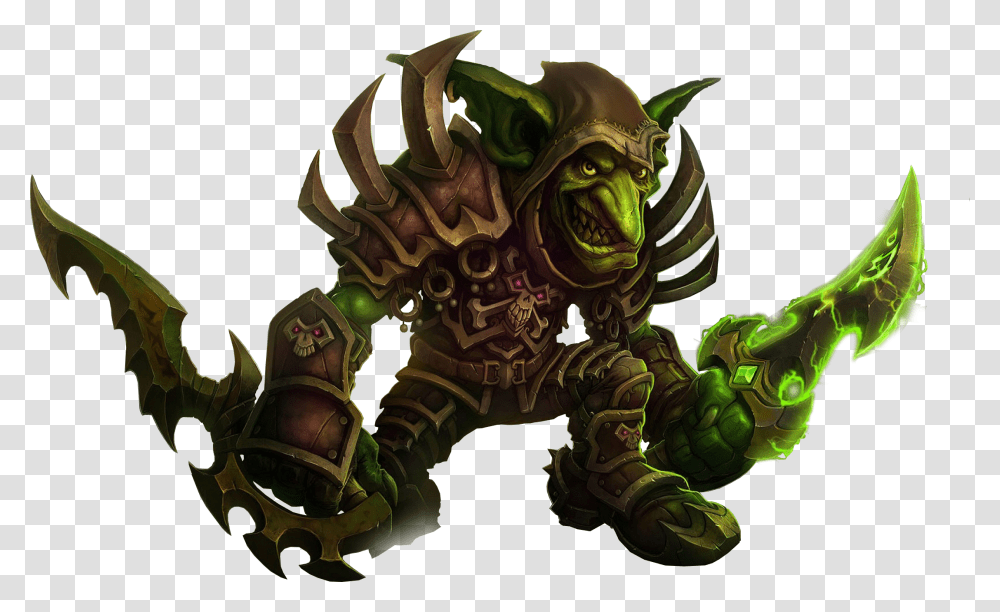 Wow Goblin Warrior Goblin, Painting, World Of Warcraft Transparent Png