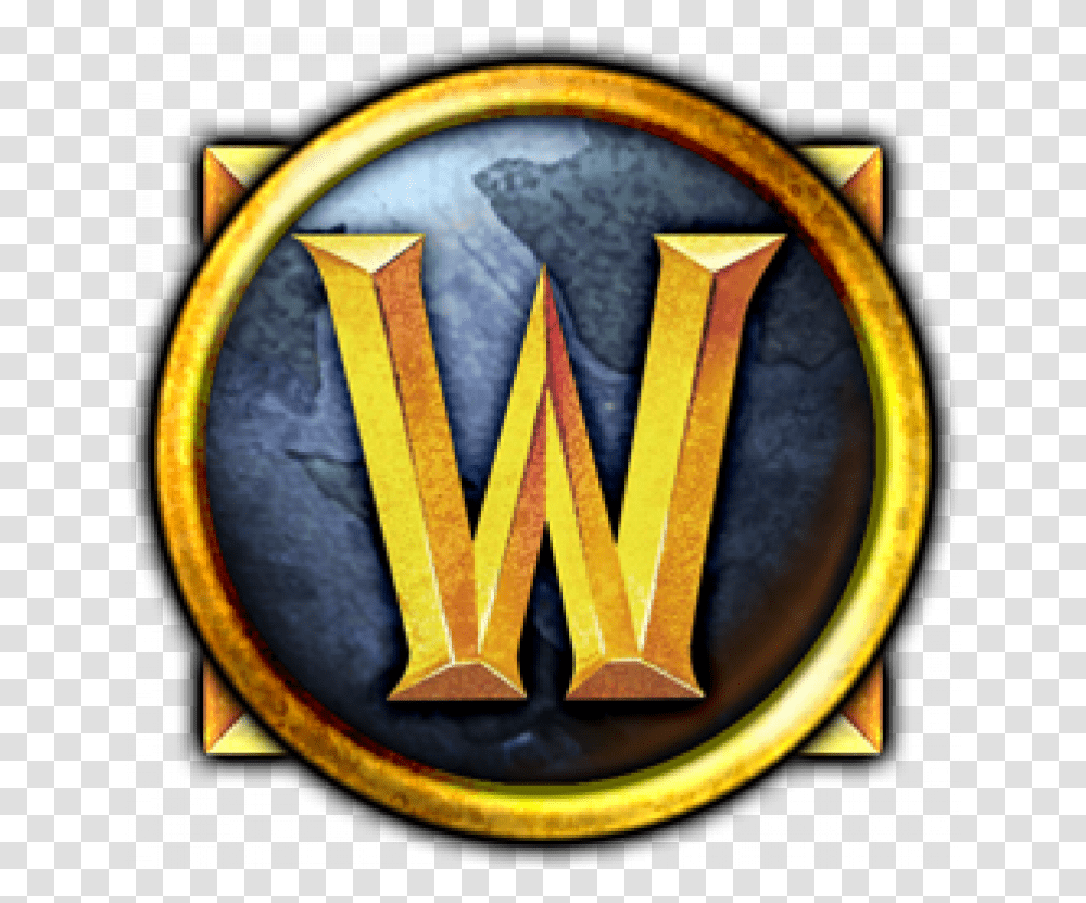 Wow Logo World Of Warcraft Logo, Symbol, Trademark, Emblem Transparent Png
