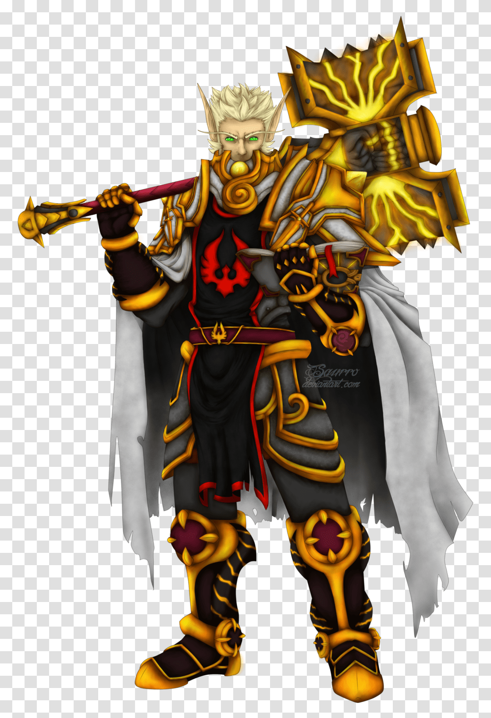 Wow Paladin Blood Elf Paladin, Person, Human, Knight, Leisure Activities Transparent Png