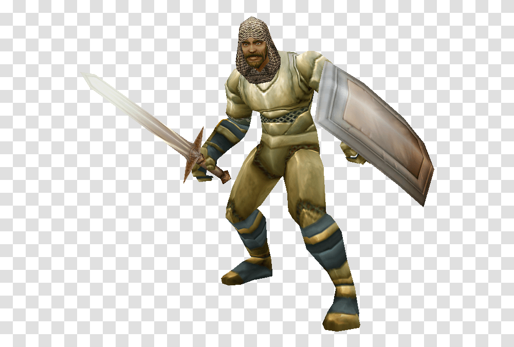 Wow Realistic Transmog Warrior, Person, Human, Weapon, Weaponry Transparent Png