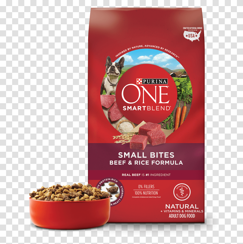 Wow Small Dogs Like It Purina One Dog Food Small Bites, Advertisement, Poster, Flyer, Paper Transparent Png