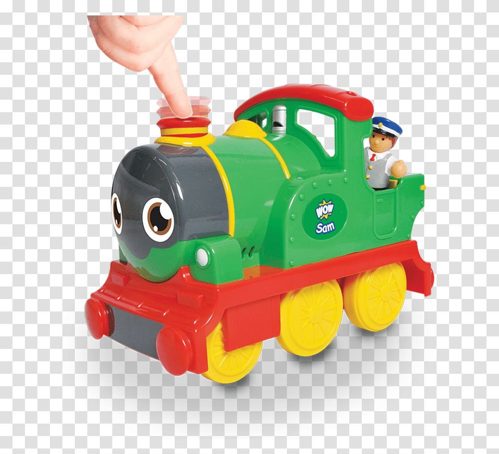 Wow Toys Sam Steam Train, Person, Human, Robot, Metropolis Transparent Png