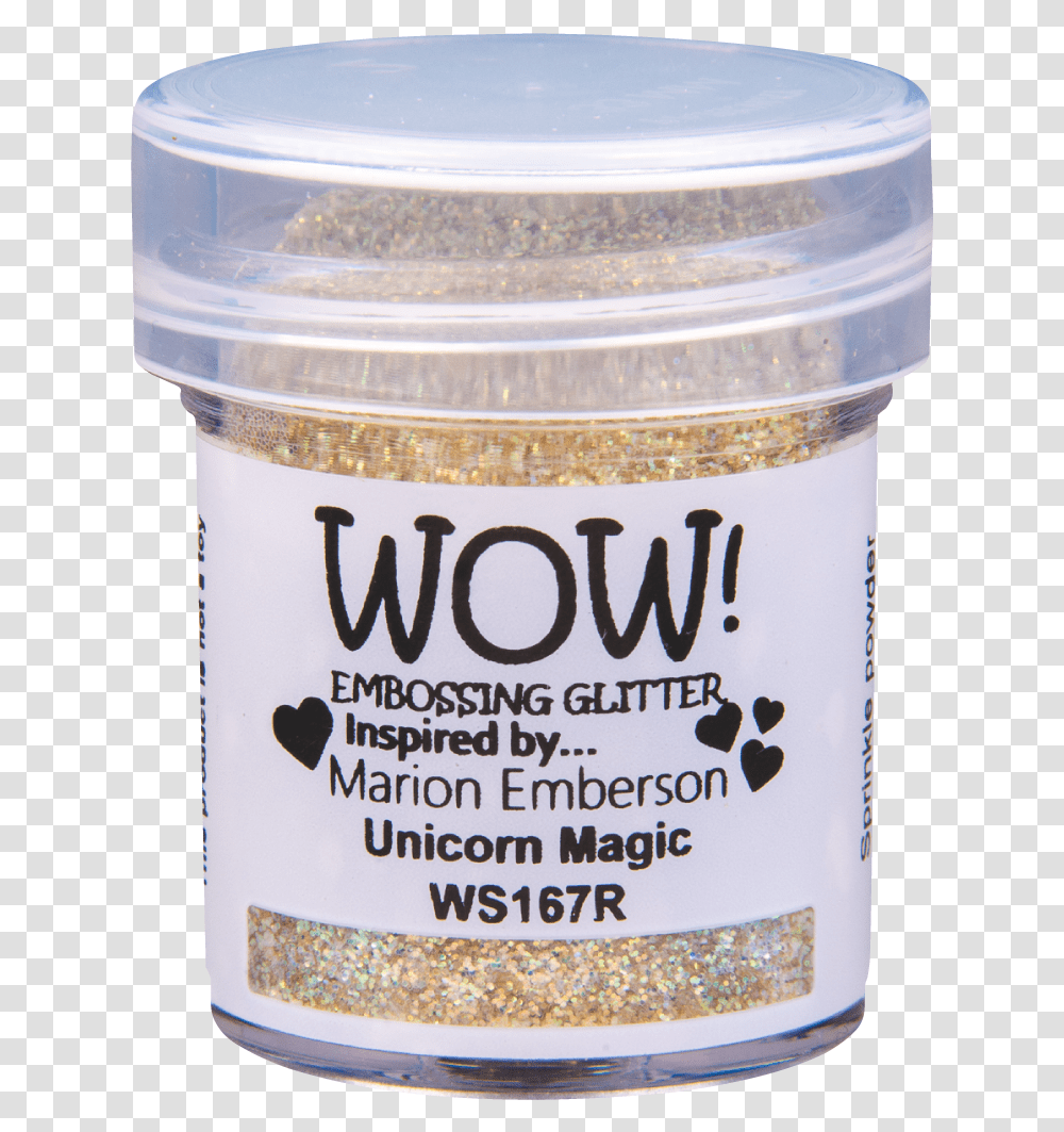 Wow Unicorn Magic Embossing Powder, Milk, Food, Seasoning, Jar Transparent Png