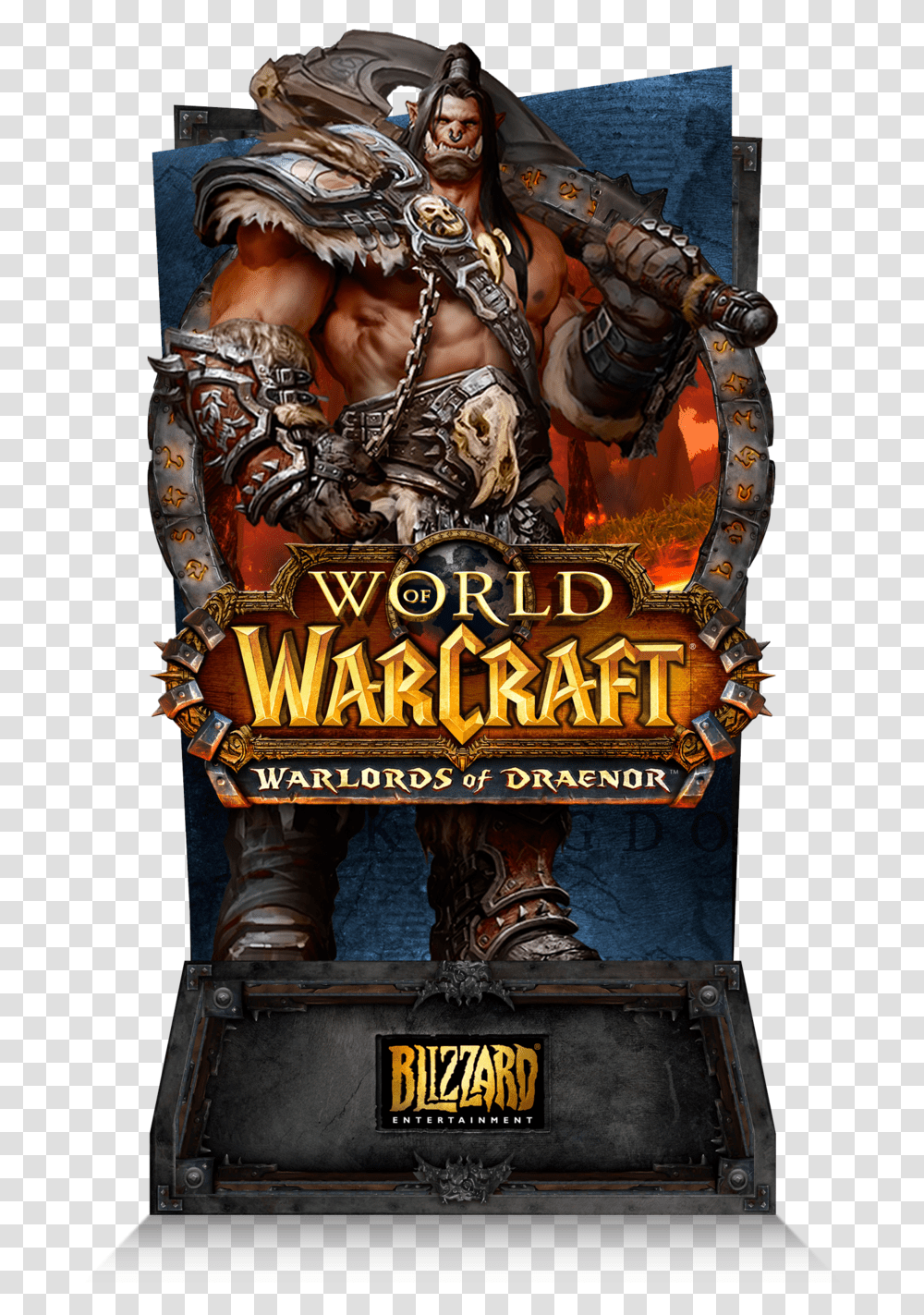 Wowwod Standee 01 1500px World Of Warcraft, Person, Human, Poster, Advertisement Transparent Png