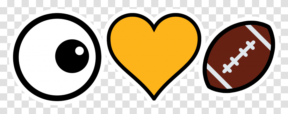 Wp I Love Football Yellow Emoji Wpi Engineers Football Wpi Engineers Football, Heart, Dynamite, Bomb, Weapon Transparent Png
