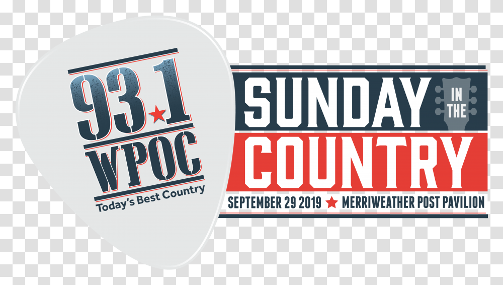 Wpoc Sunday In The Country Wpoc, Label, Logo Transparent Png