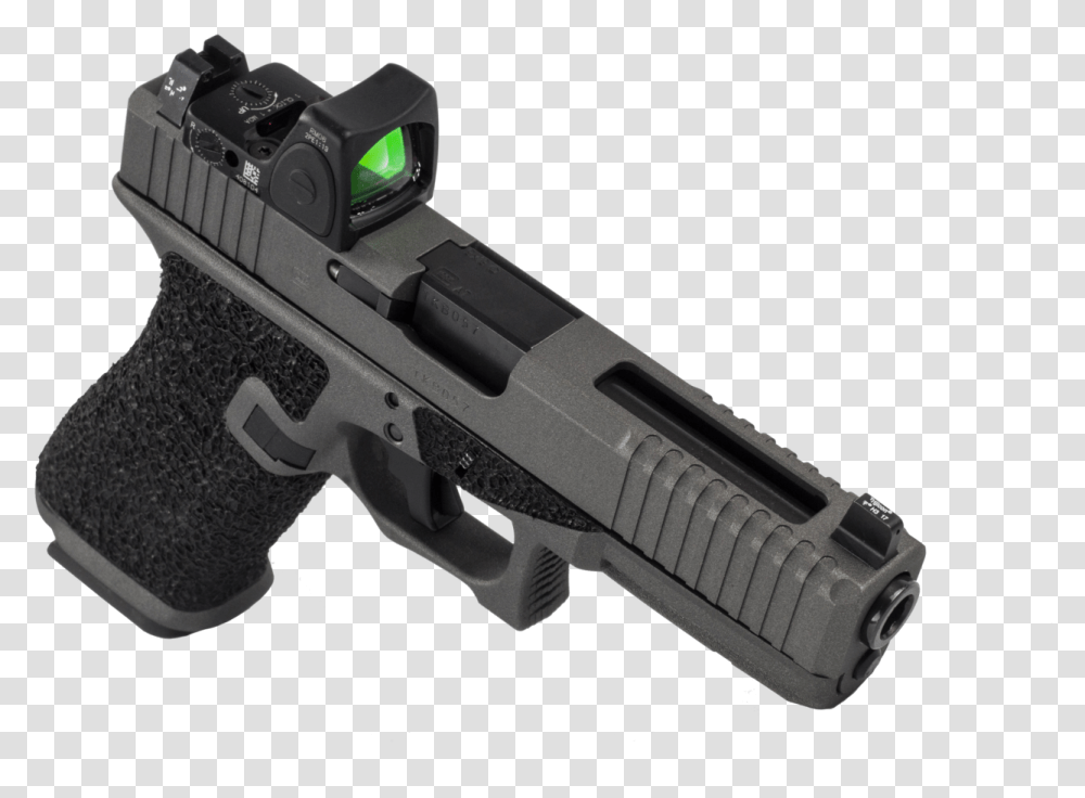 Wrap Around Glock Front Cocking Serrations Firearm, Gun, Weapon, Weaponry, Handgun Transparent Png
