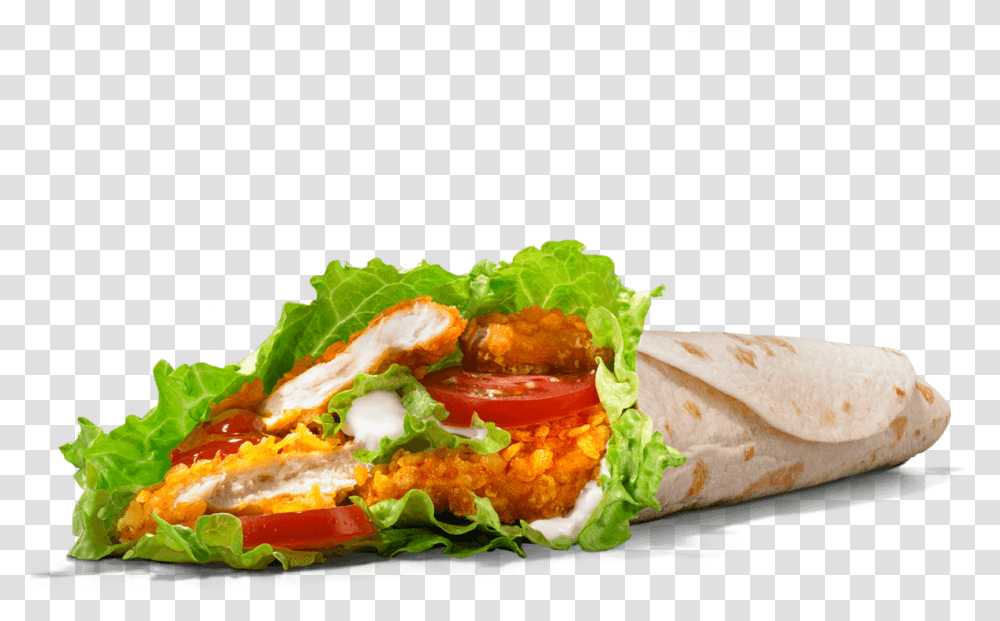Wrap Burger King, Food, Bread, Plant, Sandwich Wrap Transparent Png