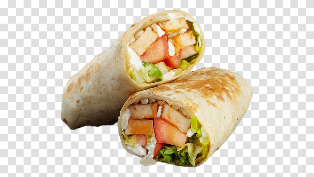 Wrap Image Chicken Shawarma Hd, Burrito, Food, Burger, Sandwich Wrap Transparent Png