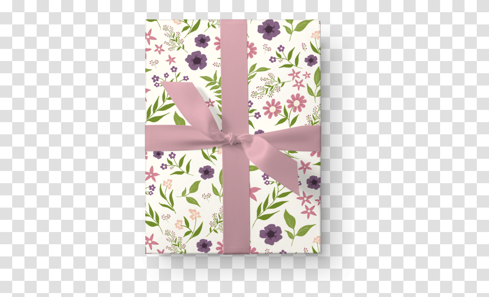 Wrapping Paper, Gift, Floral Design Transparent Png
