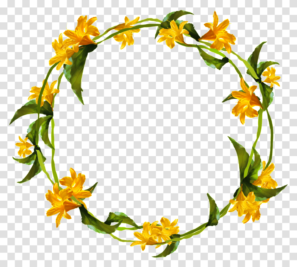 Wreath Border Free Download Vector, Plant, Flower Transparent Png