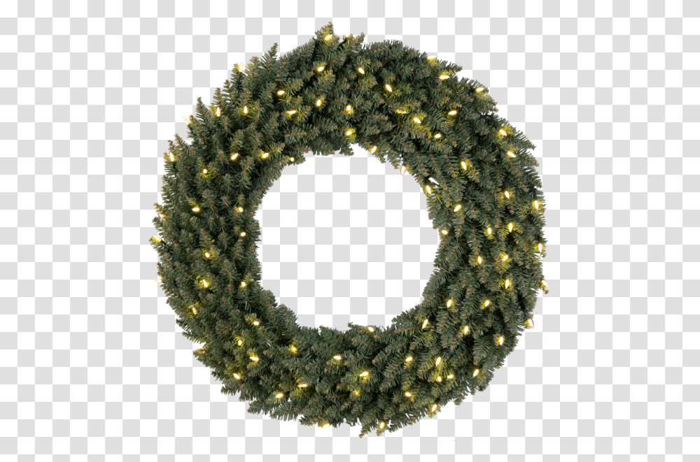 Wreath Calgary Wreath, Christmas Tree, Ornament, Plant, Pattern Transparent Png