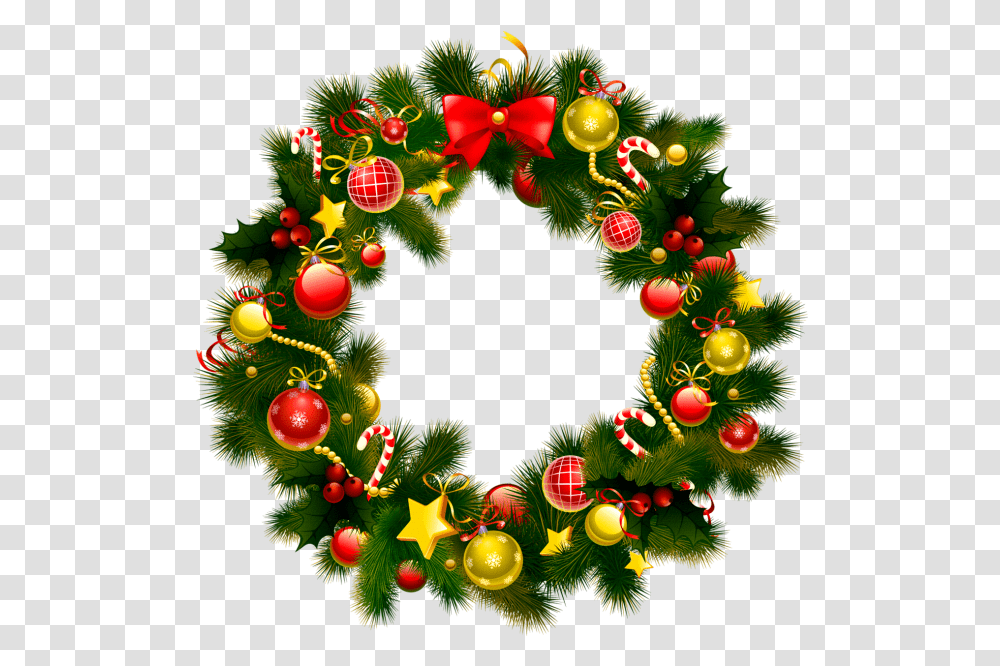 Wreath Christmas Garland Clip Art Christmas Wreath Images Free, Christmas Tree, Ornament, Plant Transparent Png