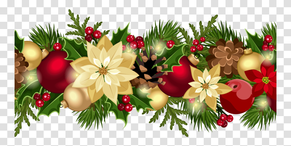 Wreath Christmas Image, Floral Design, Pattern Transparent Png
