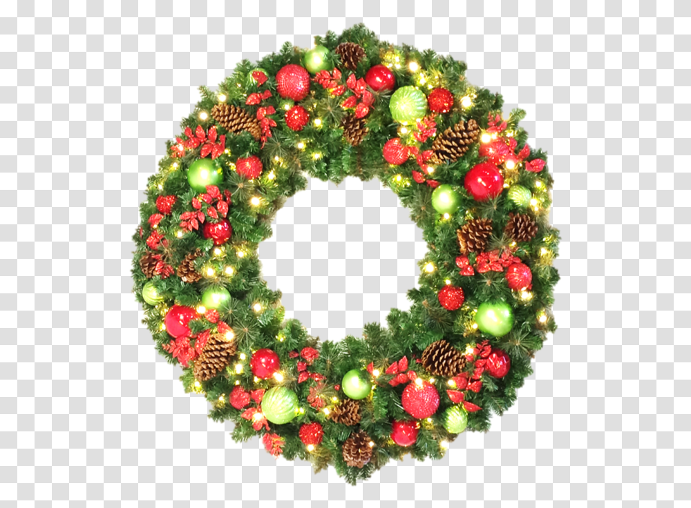 Wreath, Christmas Tree, Ornament, Plant Transparent Png