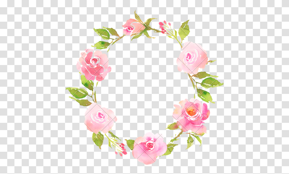 Wreath Clipart Boho Pink Flower Wreath Full Size Pink Flower Wreath, Plant, Floral Design, Pattern, Graphics Transparent Png
