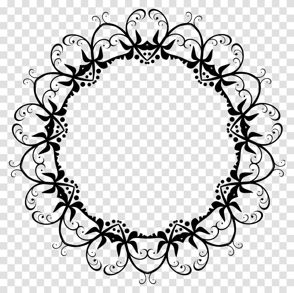 Wreath Clipart Silhouette, Gray, World Of Warcraft Transparent Png