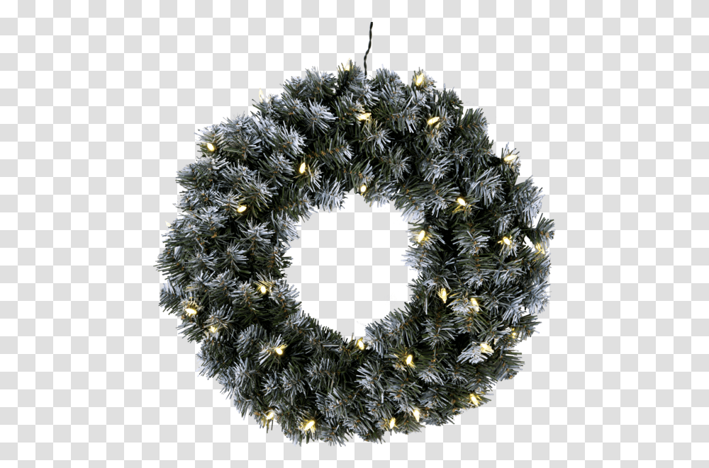 Wreath Edmonton Julkrans Led, Christmas Tree, Ornament, Plant Transparent Png