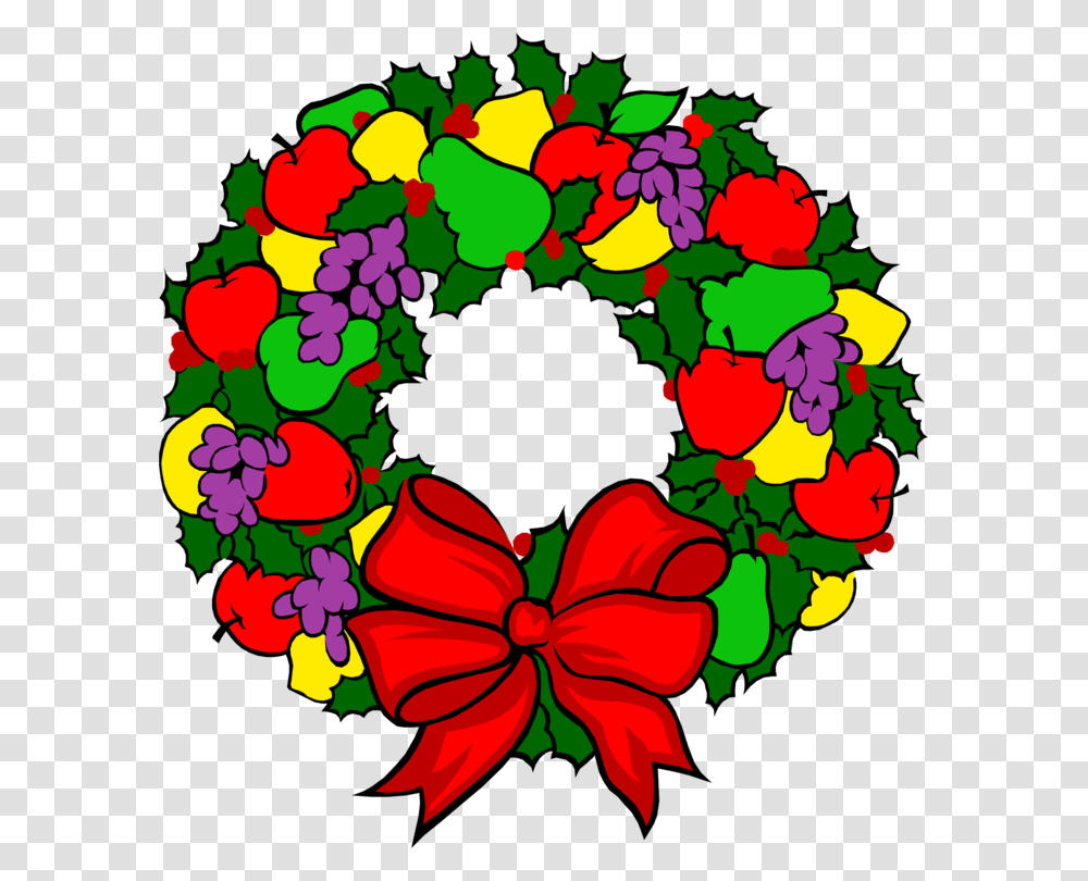 Wreath Floral Design Flower Christmas Day Clip Art Christmas Free, Painting Transparent Png