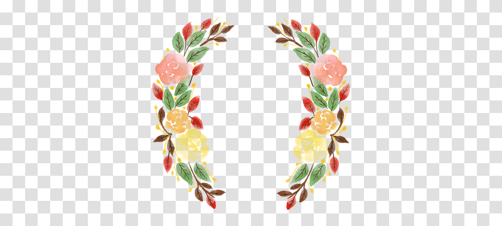 Wreath, Floral Design, Pattern Transparent Png