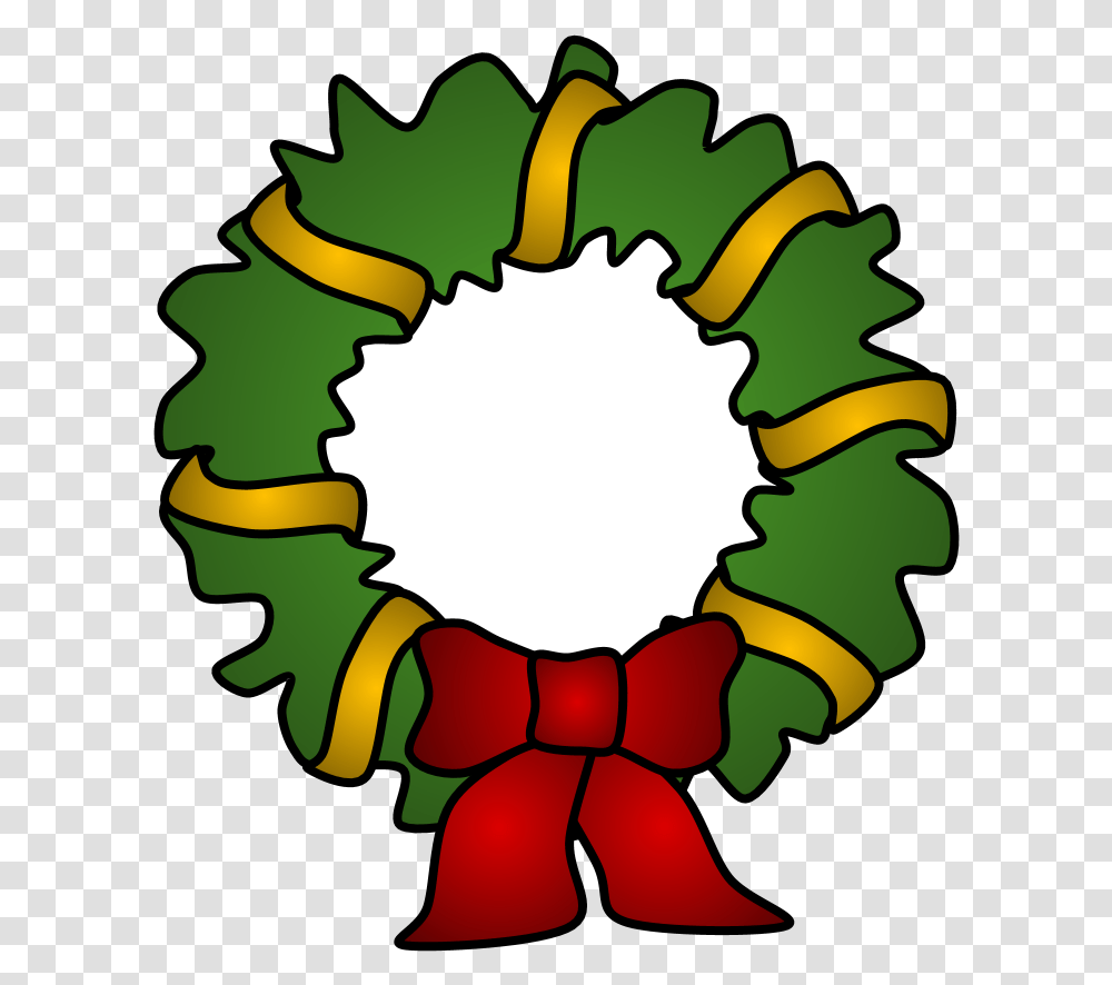 Wreath Gold Tinsel Icono Navidad Transparent Png