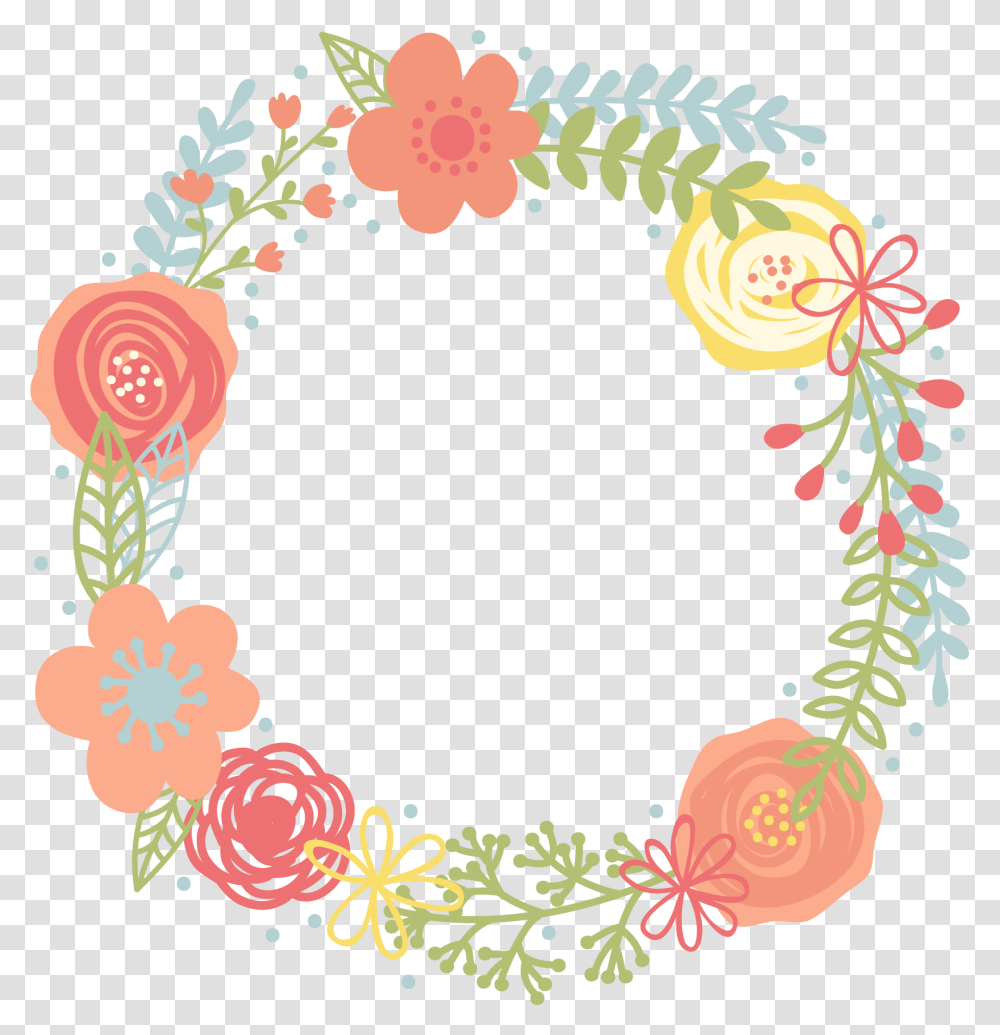 Wreath, Floral Design, Pattern Transparent Png