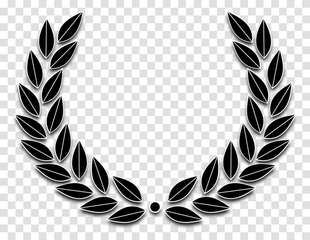 Wreath Leaf Winner Champion Award Prize Tattoo Laurel Wreath, Stencil, Label Transparent Png