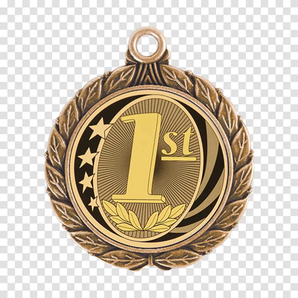 Wreath Place Medal Best Tallahassee Sign Company Custom, Gold, Logo, Trademark Transparent Png