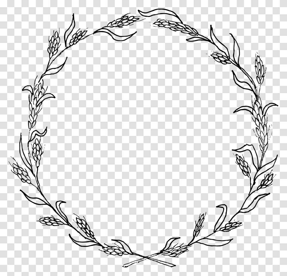 Wreath Portable Network Graphics Clip Art Vector Graphics Wreath Flower Black And White, Gray, World Of Warcraft Transparent Png