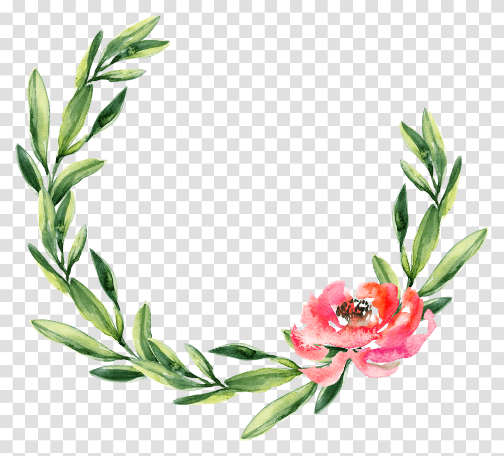 Wreath Watercolor Painting Wedding Garland Christmas Watercolor Leaf Wreath, Plant, Flower, Blossom, Floral Design Transparent Png