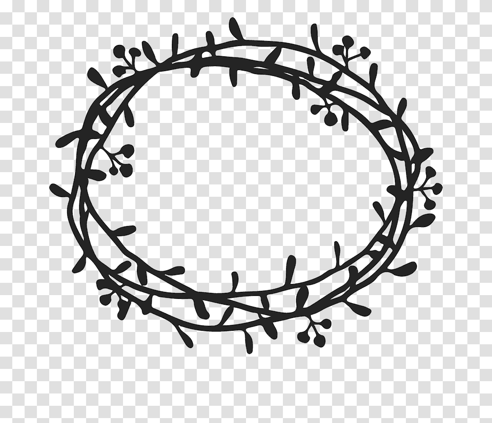 Wreath With Leaves Rubber Stamp Border Circular Stamps Stamptopia, Bracelet, Jewelry, Accessories, Accessory Transparent Png