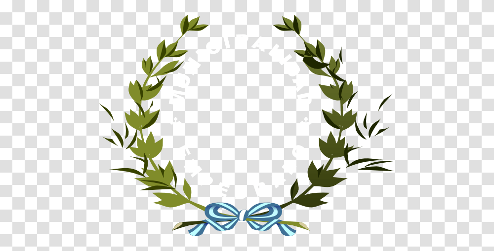 Wreath With Ribbon Clip Arts For Web, Floral Design, Pattern, Stencil Transparent Png