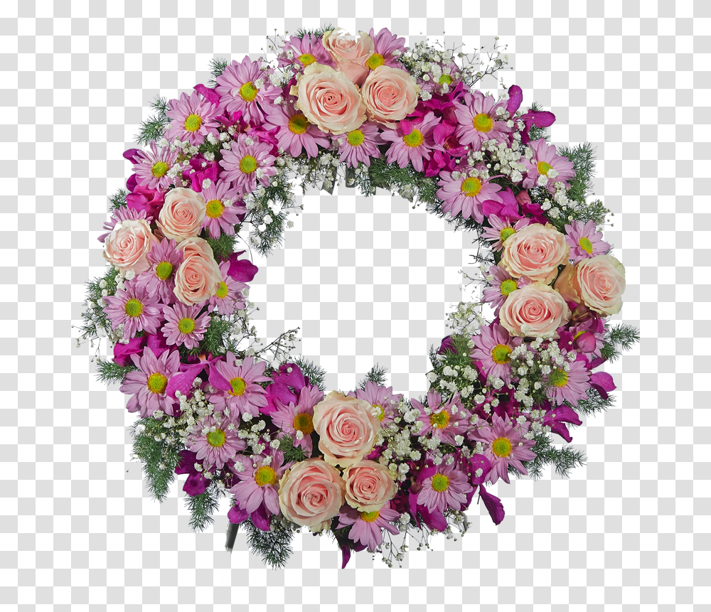 Wreaths Crosses Rest In Peace Flower, Floral Design, Pattern, Graphics, Art Transparent Png