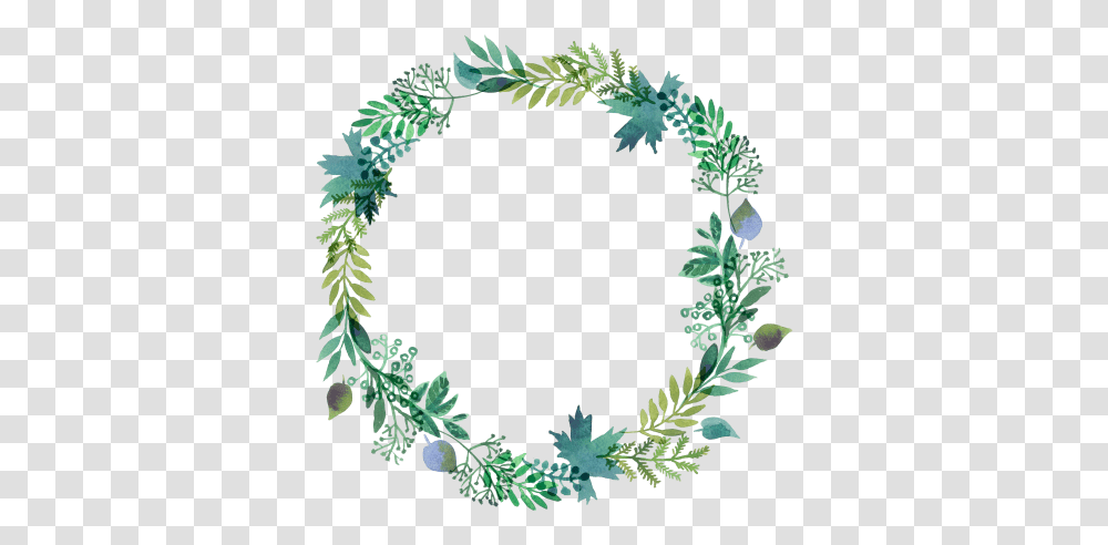 Wreaths Made Of Watercolor Leaves Image 1923 Wreath, Plant, Flower, Blossom Transparent Png