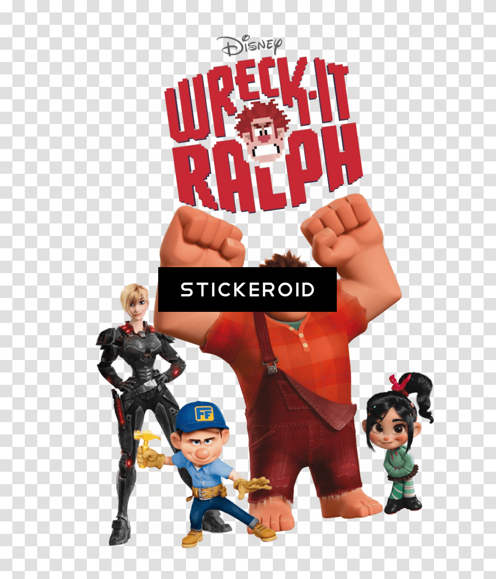 Wreck It Ralph Free Download, Person, Human, Poster, Advertisement Transparent Png