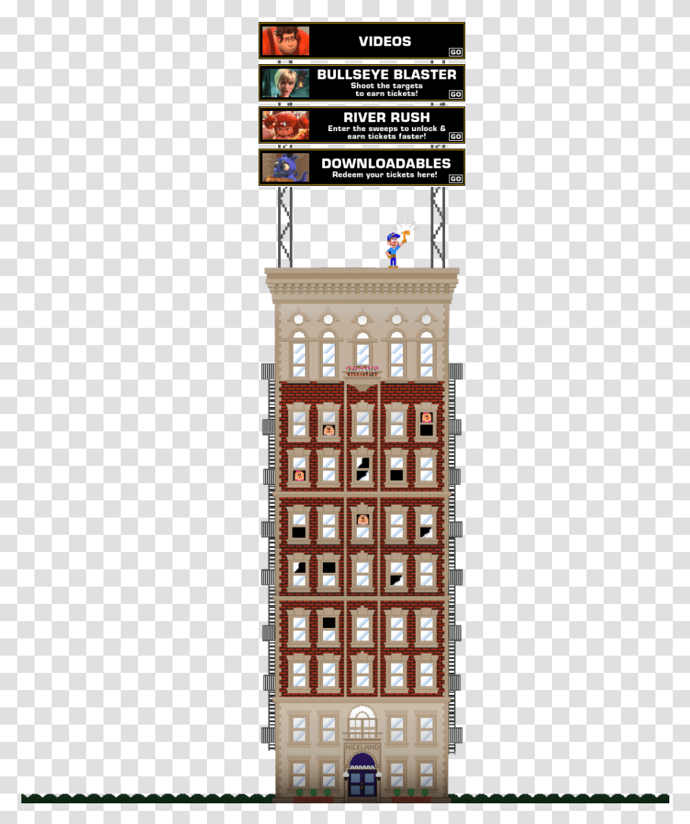 Wreck It Ralph, Tower, Architecture, Building, Spire Transparent Png