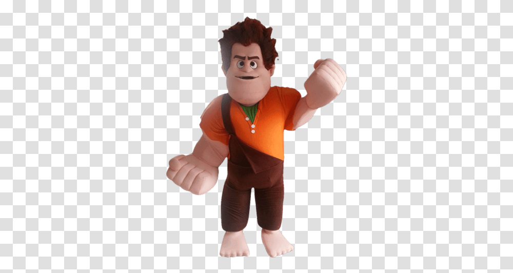 Wreck It Ralph Wreck It Ralph Inflatable Costume, Figurine, Doll, Toy, Person Transparent Png
